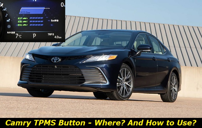 camry tpms button how to use